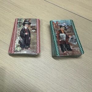 Vintage Arrco Playing Card Co. Chicago - Double Deck Pack, Complete - Hobo Boy